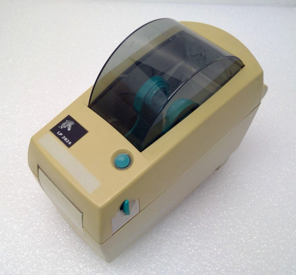 Zebra LP2824 Thermal Label Printer w/ Serial+USB interface 2824‑21100‑0001 NO AC