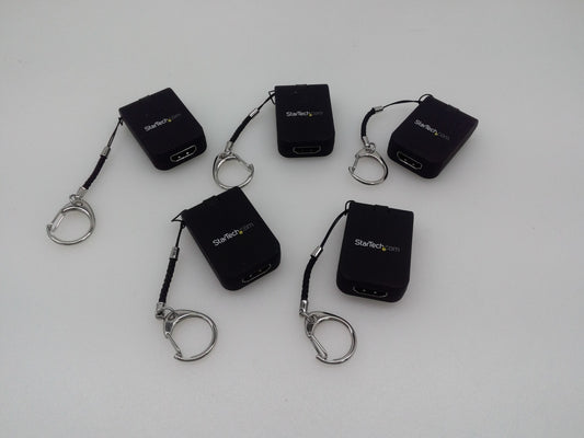 Lot Of  5 - StarTech CDP2HDFC USB-C to HDMI Keychain Adapter 4K VIDEO
