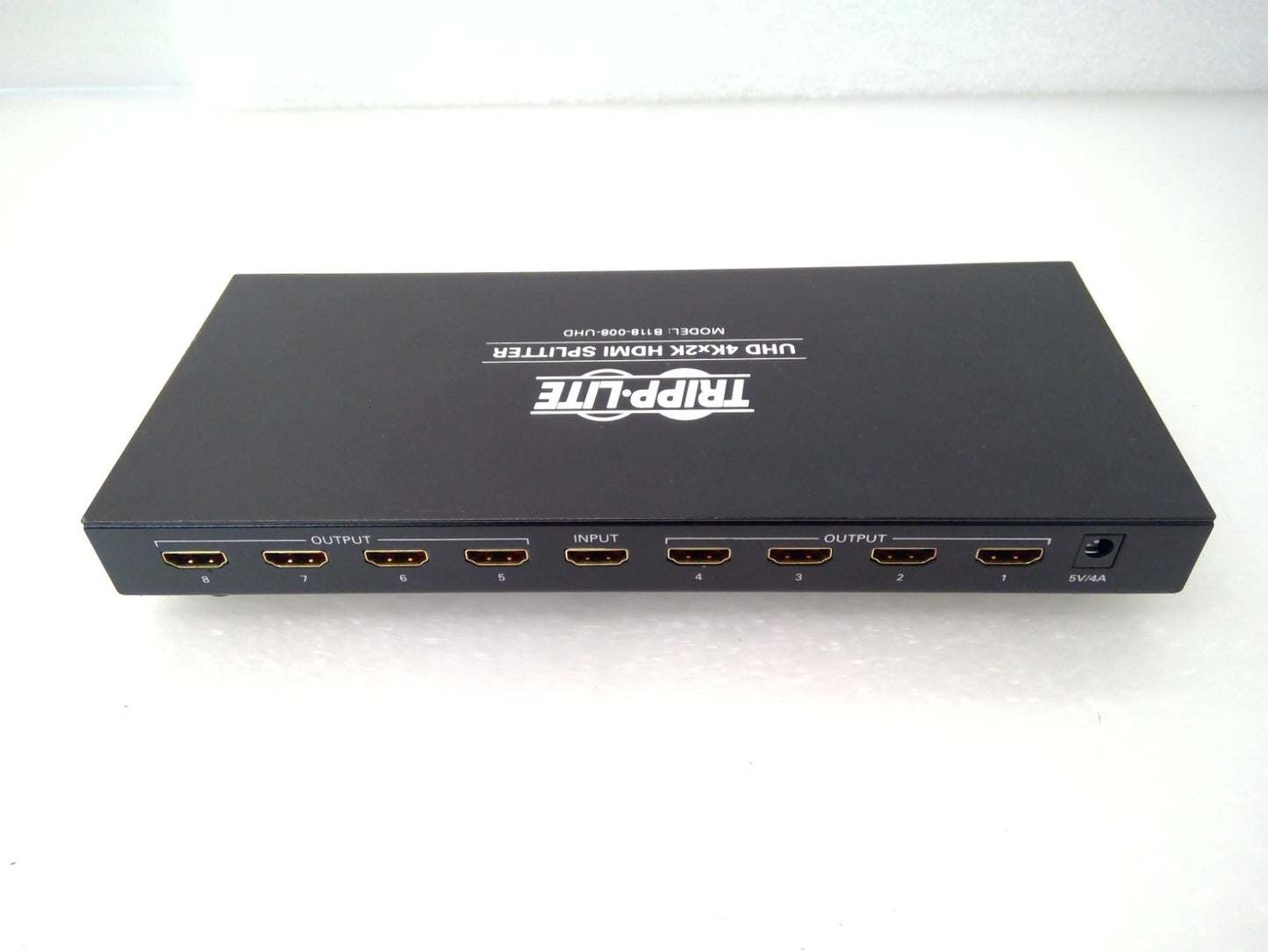 Tripp Lite B118-008-UHD 8-Port HDMI Splitter 4K x 2K UHD @ 30Hz Video Audio Hub