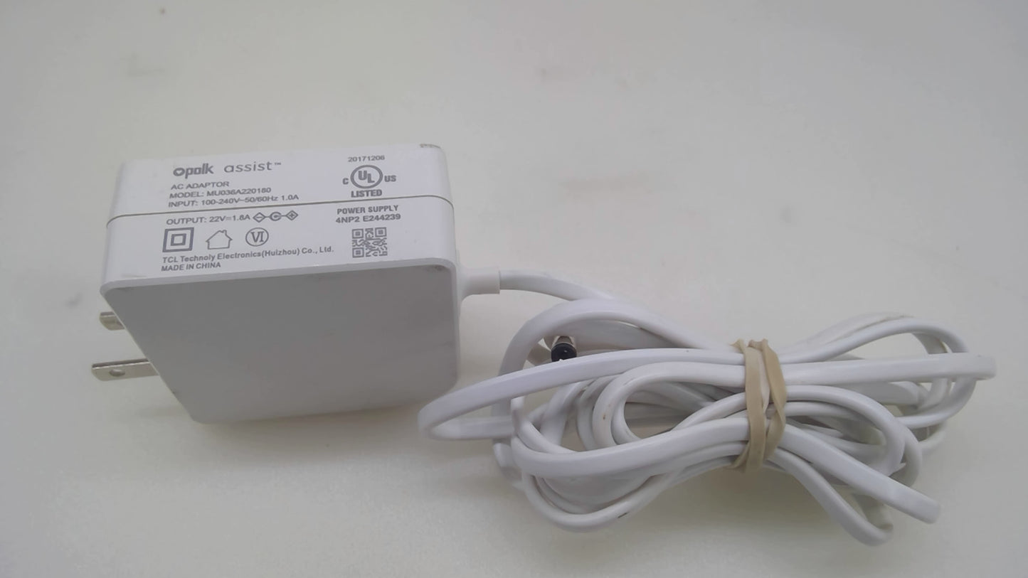 OEM Polk Audio Assist MU036A220180 22V 1.8A Adapter for AM9305 Smart Speaker