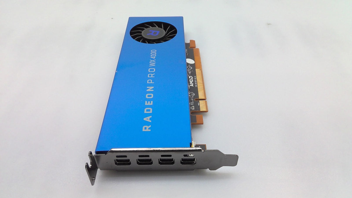 Dell AMD Radeon Pro WX 4100 4GB GDDR5 Quad Mini Display port Graphics Card HFXTY