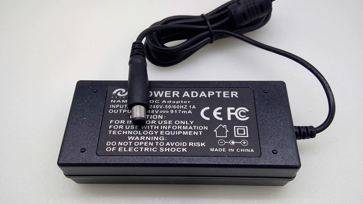 NEUPO 48V 917mA AC Adapter for Cisco 8811 8841 8851 8861 IP Phone 7.5x5.0mm