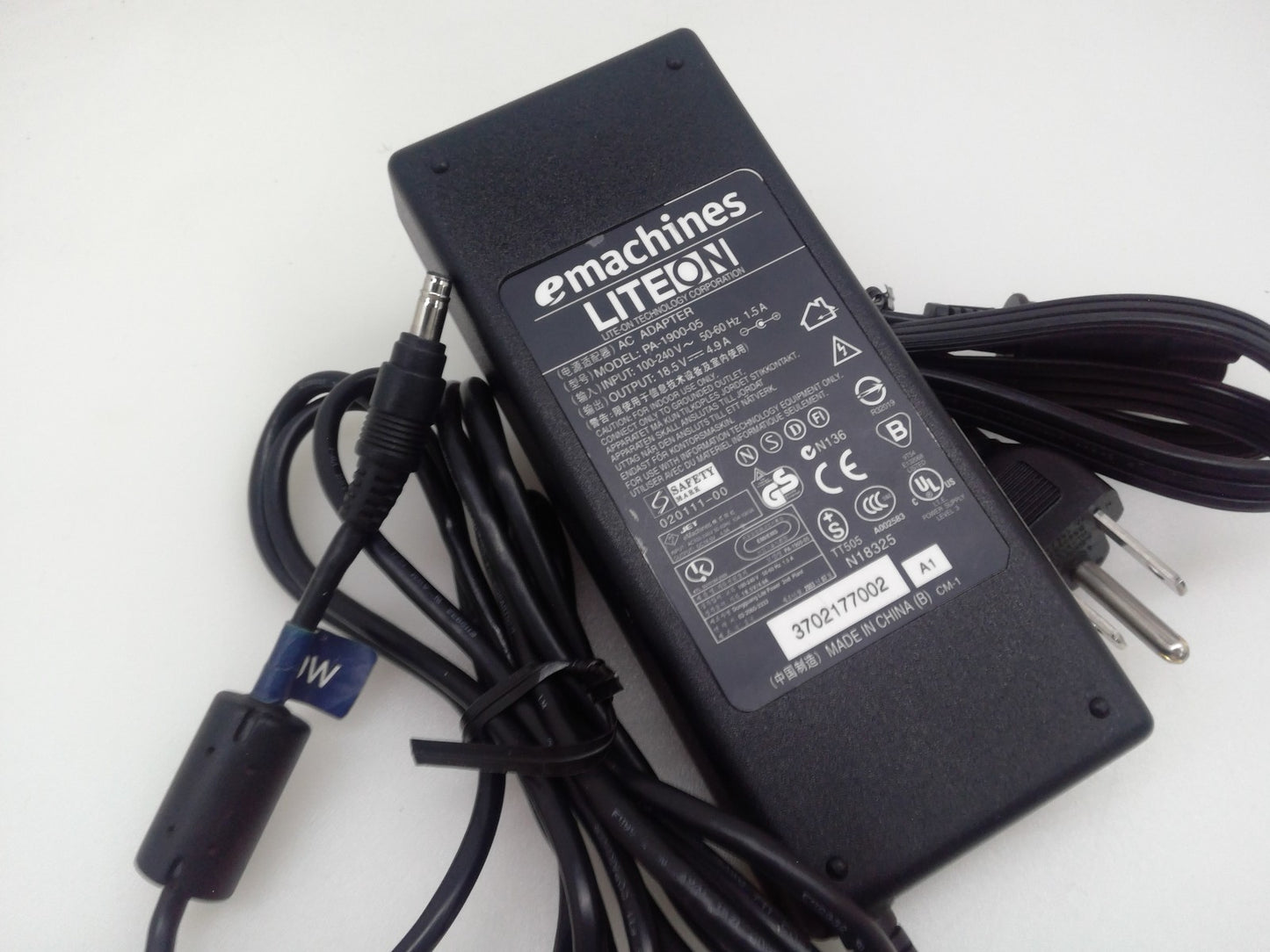 Genuine LiteOn PA-1900-05 AC/DC Power Supply Adapter Charger 18.5V 4.9A 4.8mm