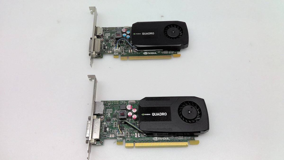 Lot Of 2 HP NVIDIA Quadro K600 1GB DDR3 PCI-E Video Card High PROFILE 700102-001