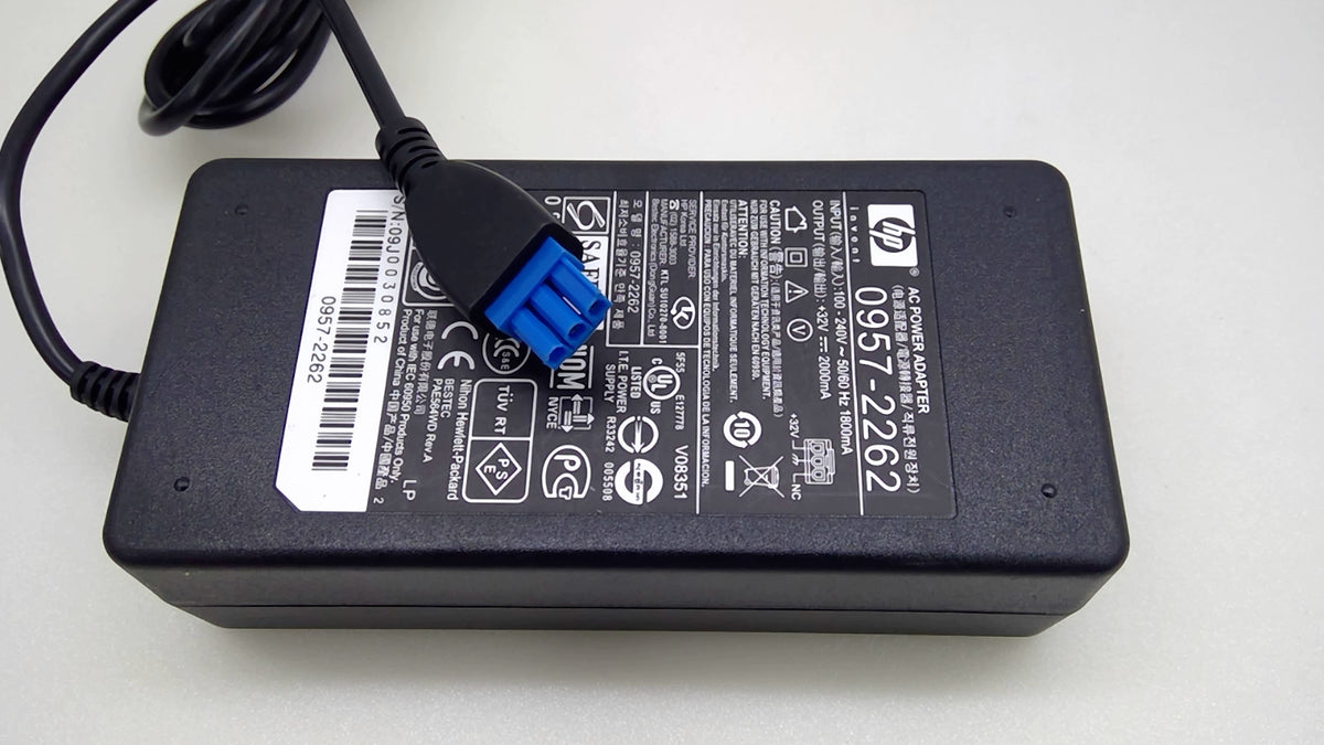 HP 0957-2262 64W 32V 2A Printer Power Adapter OfficeJet Pro 8000 8500