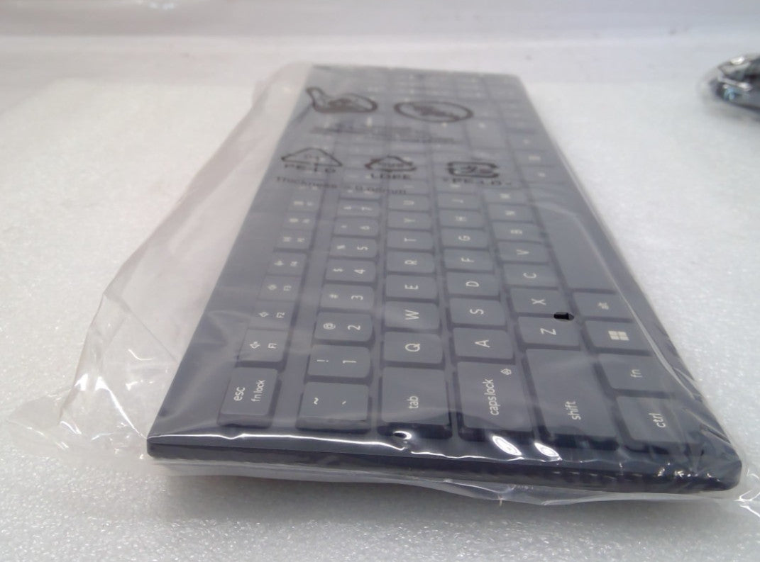 NEW Lenovo KB203W - Wireless Keyboard & Mouse (Grey)