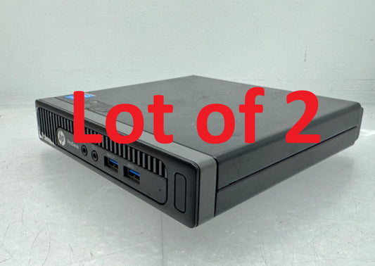 Lot of 2 HP ProDesk 600 G1 Mini intel i5-4590T@2.0GHz 8G DDR3 *Barebone*