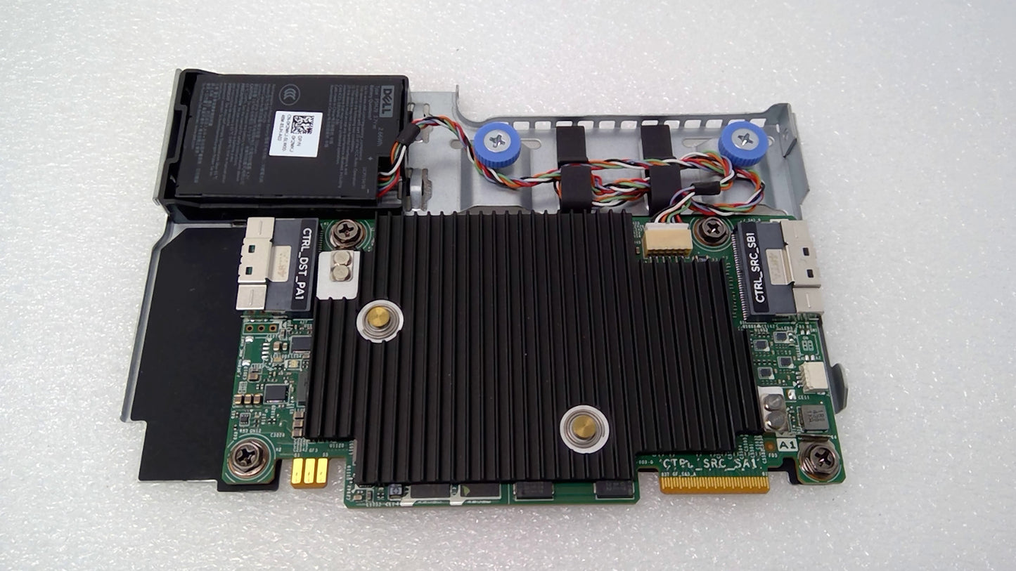 Dell PERC H755 Front SAS 8G RAID Card w/battery & Tray Module DP/N 03GH4N