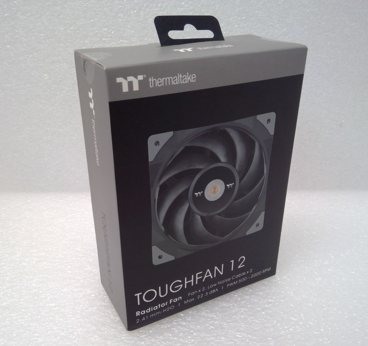 Thermaltake TOUGHFAN 12 High Static Pressure Fan, CL-F082-PL12BL-A (2 Pack)