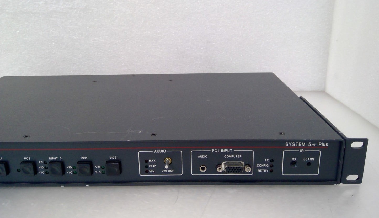 Extron A/V Room & Projector Control System 5cr Plus Switcher AV Deck *Read*