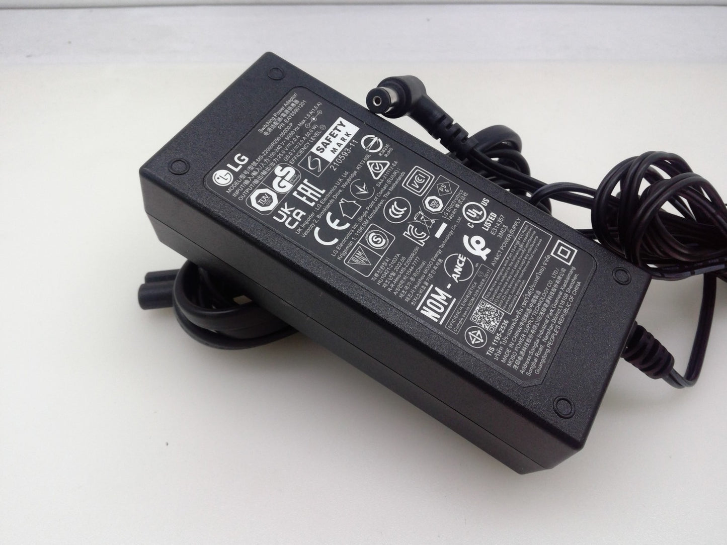 Genuine LG S75QR Sound Bar MS-Z2000R250-050D0-P 25V 2A 50W AC Adapter W/Cord
