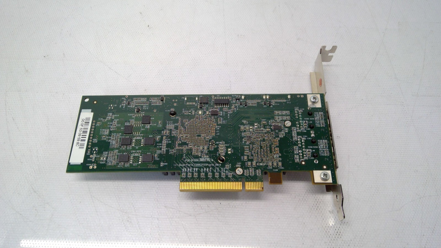 SolarFlare SFN5161T SF329-9022-R4.0 Dual Port RJ45 10Gb Network Card PCI-e x8
