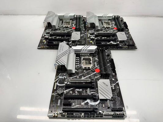 Lot of 3 *For Parts* Asus Prime Z790-V AX ATX Motherboard Intel No WIFI NOT WORK