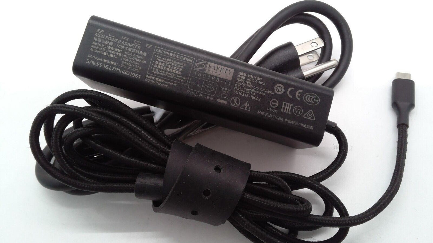 Original Razer Blade RC30-016803 20V 2.25A  45W Charger USB-C