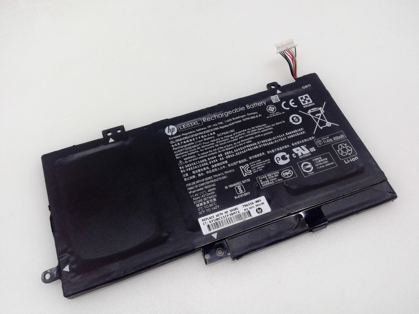 Genuine For HP Envy X360 m6 M6-W103dx 15.6" Battery 11.4V 48W LE03XL 796356-005