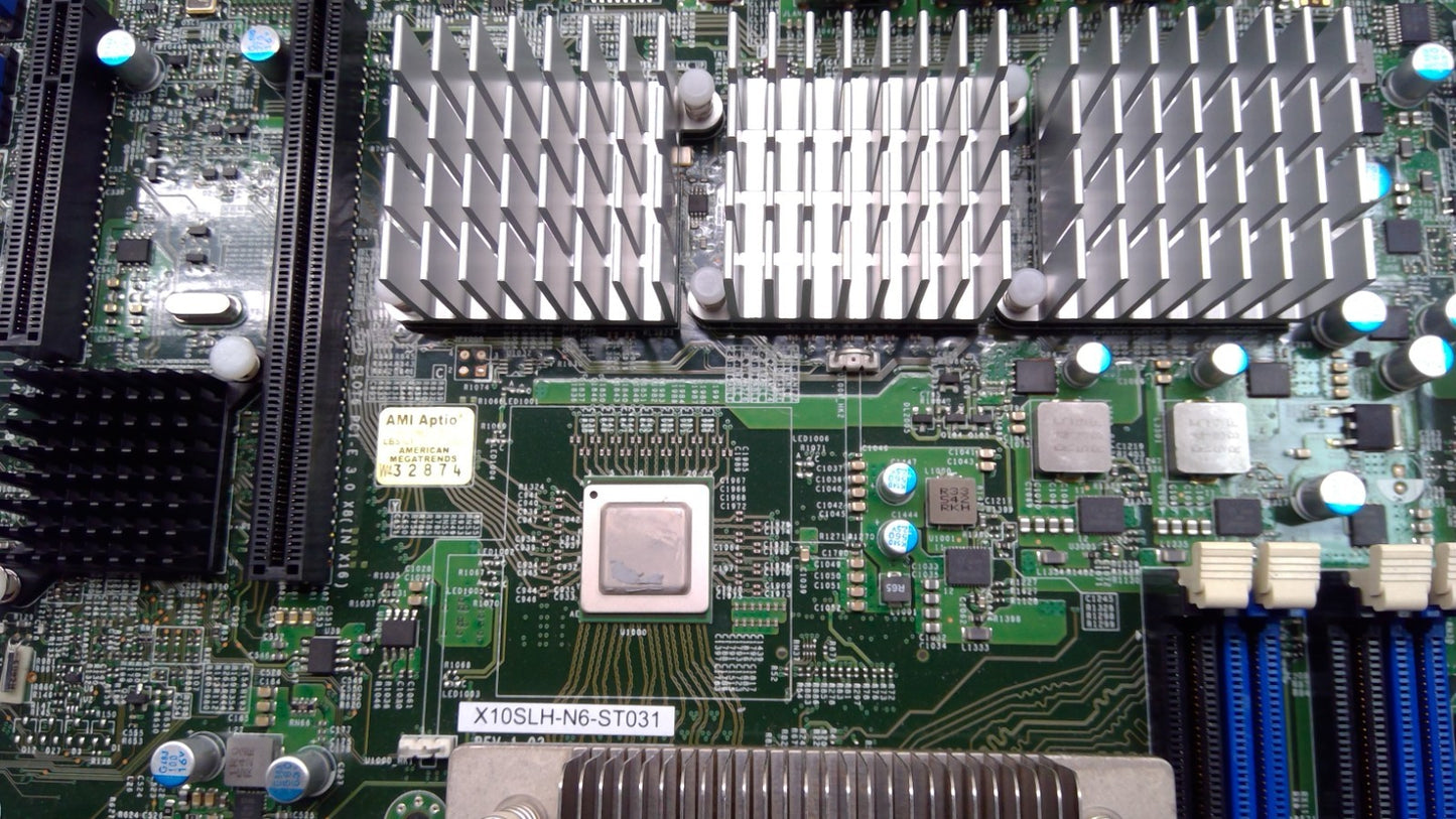 Supermicro X10SLH-N6-ST031 LGA1150 Motherboard 6X 10GbE With Heat sink