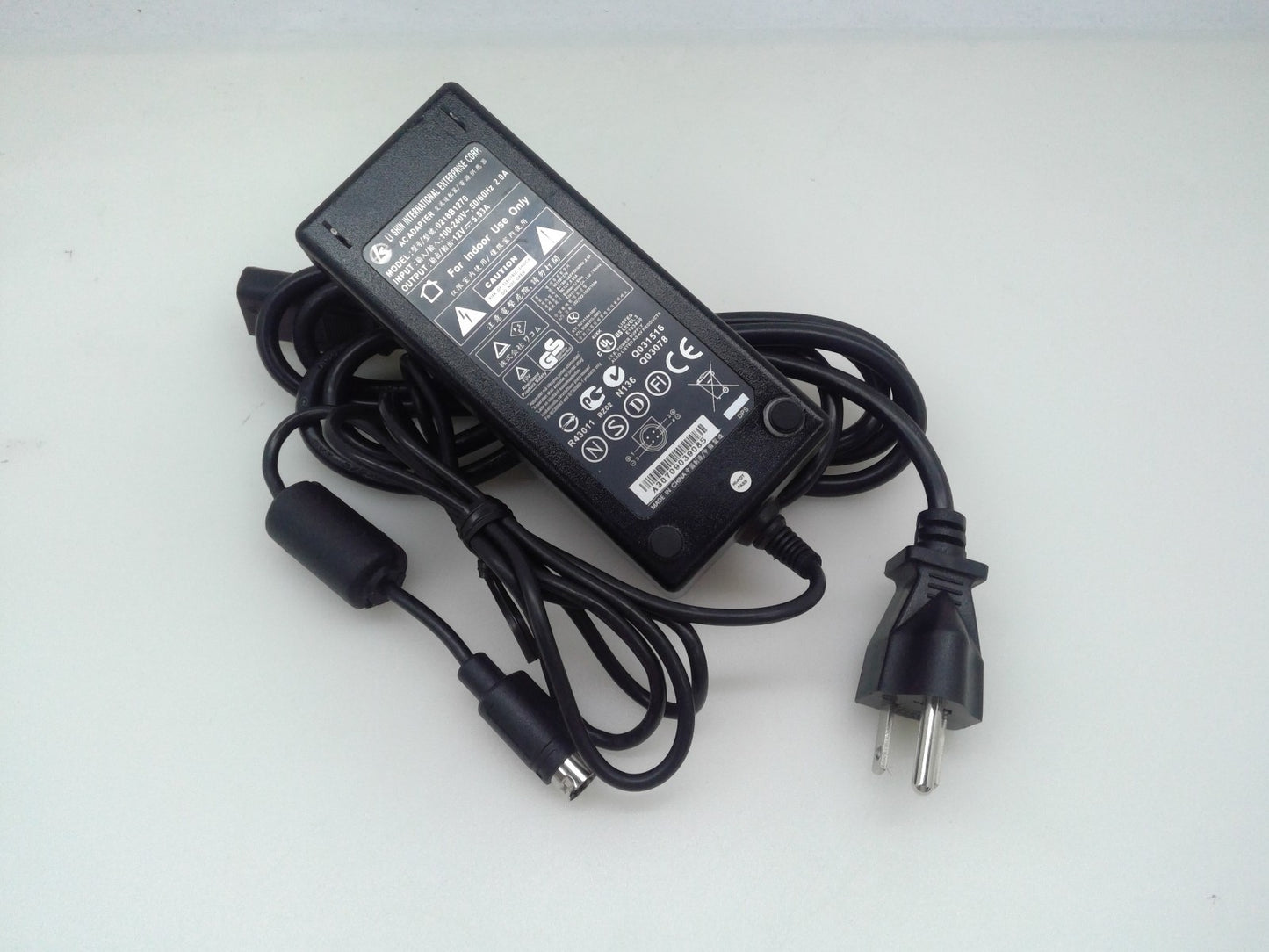 LiShin 0218B1270 4-PIN 12V 5.83A Power Supply AC Adapter Battery Charger