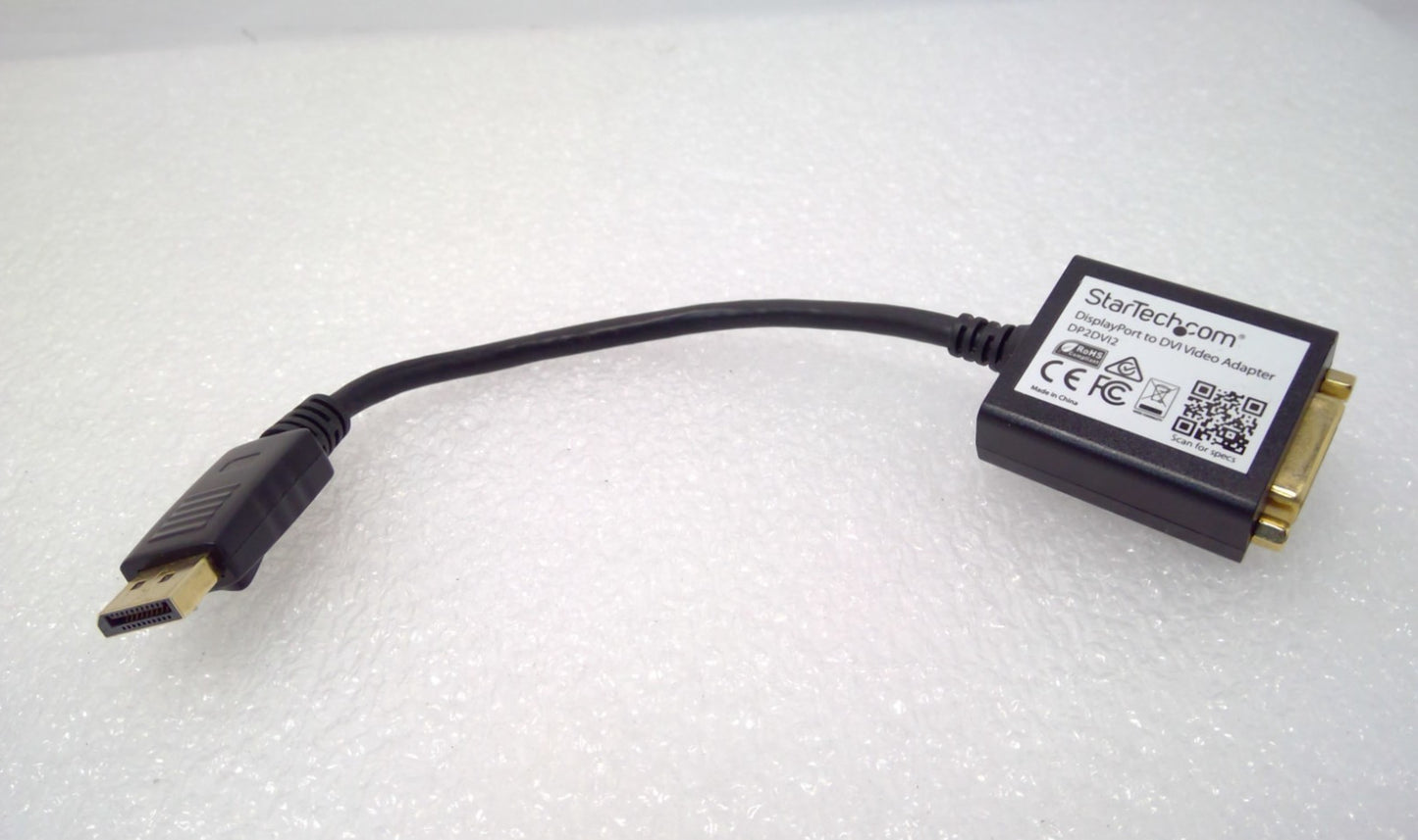 LOT OF 10 StarTech DisplayPort to DVI Converter Cable DP to DVI Adapter DP2DVI2