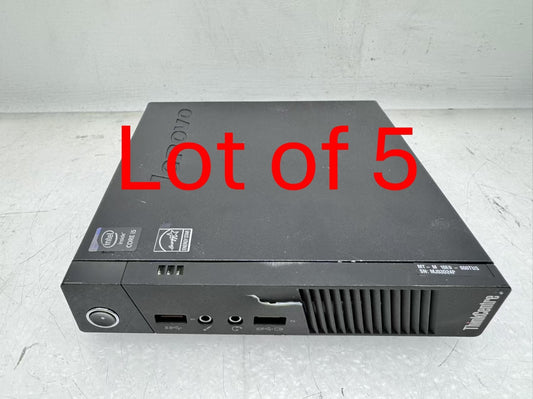 Lot of 5 Lenovo ThinkCentre M93p Tiny i5-4570T 8G Desktop Motherboard *Barebone*
