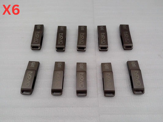 Lot of 60  INOVIO 32GB USB 3.0 &  Type-C Flash Drive Dual Port Sticks C3-U3.1D2