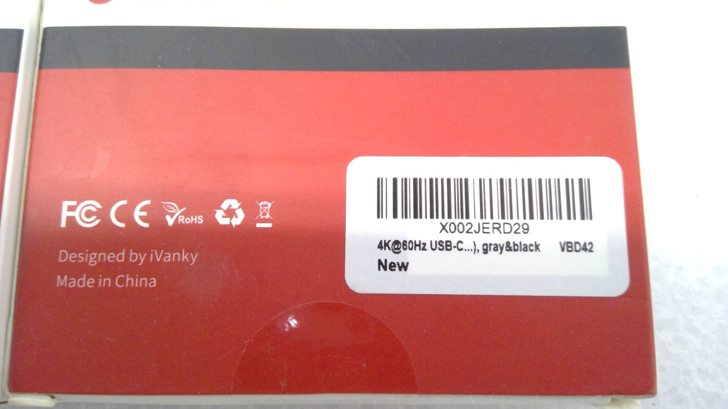 NEW IVANKY USB C Extension Cable 4K@60Hz Type C Male to Female VBD42 *READ*