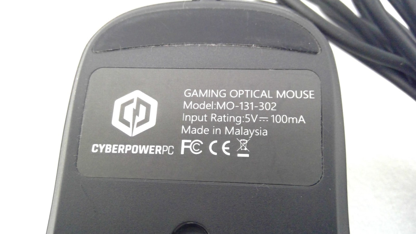 CyberPower PC Elite M2 Gaming USB Mouse MO-131-302 RGB 6 Color Button & Lighting
