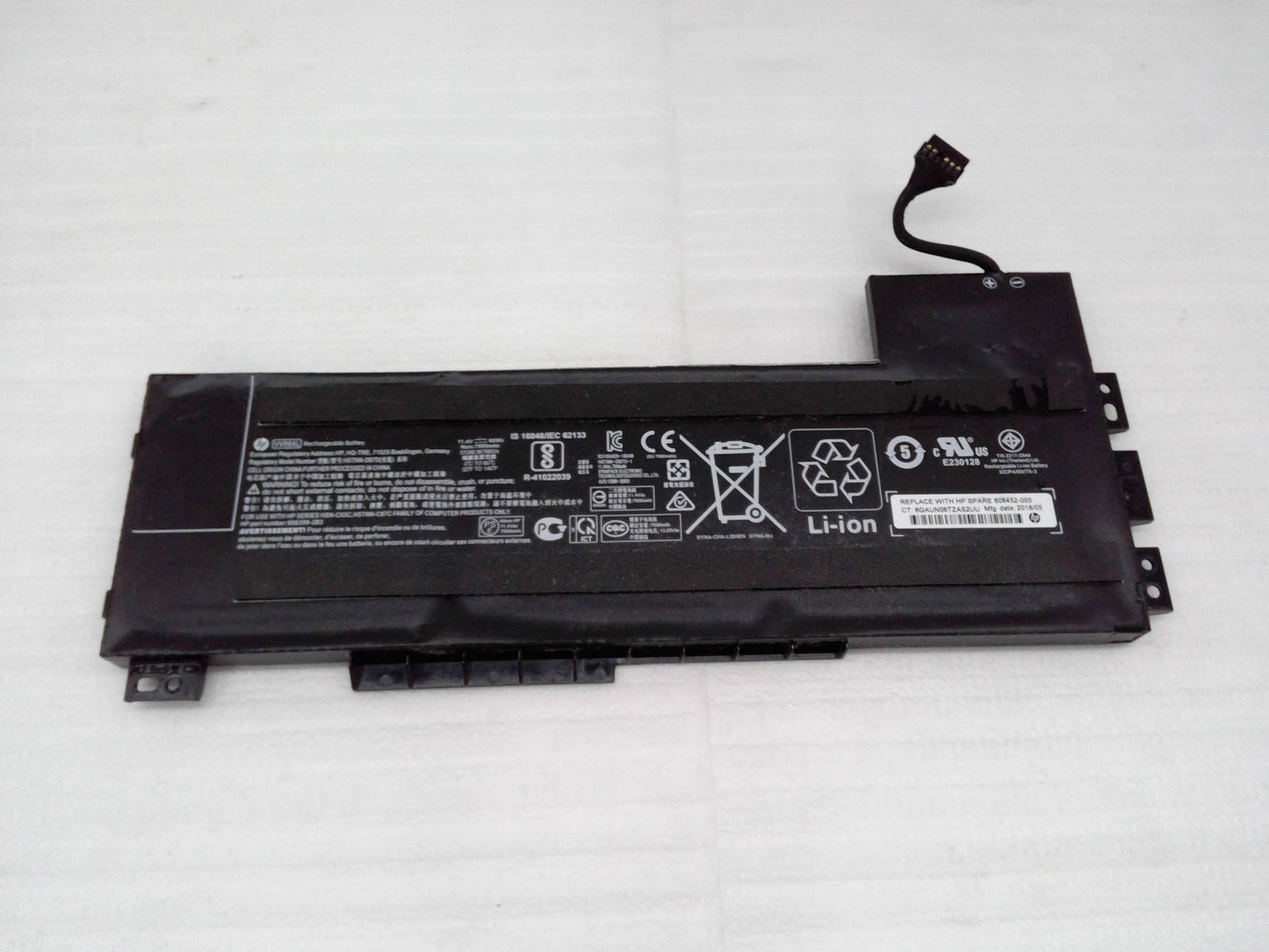 Genuine  HP Zbook 15 G3 BATTERY 11.4V 90Wh 7500mAh VV09XL HSTNN-DB7D 808452-001