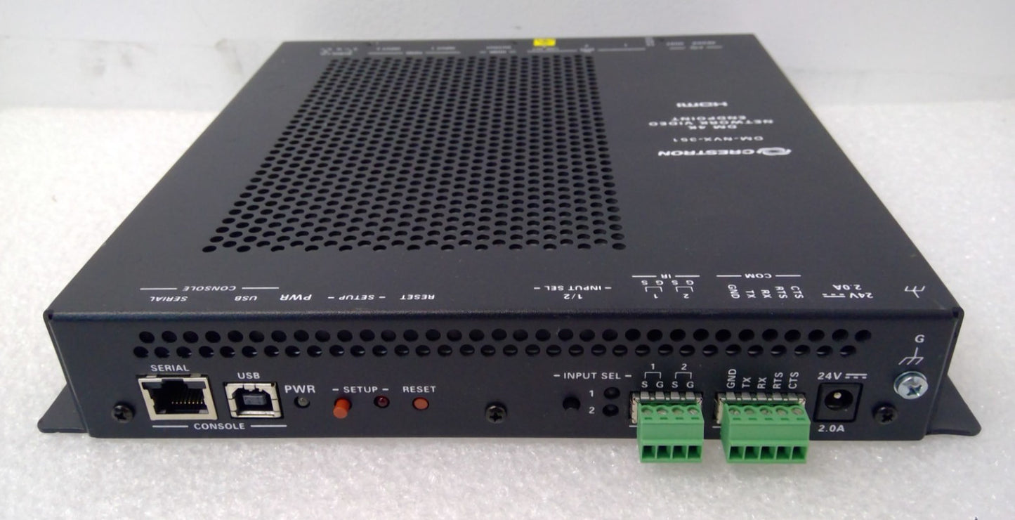 CRESTRON DM-NVX-351 4K60 4:4:4 HDR Network AV Encoder/Decoder - No AC