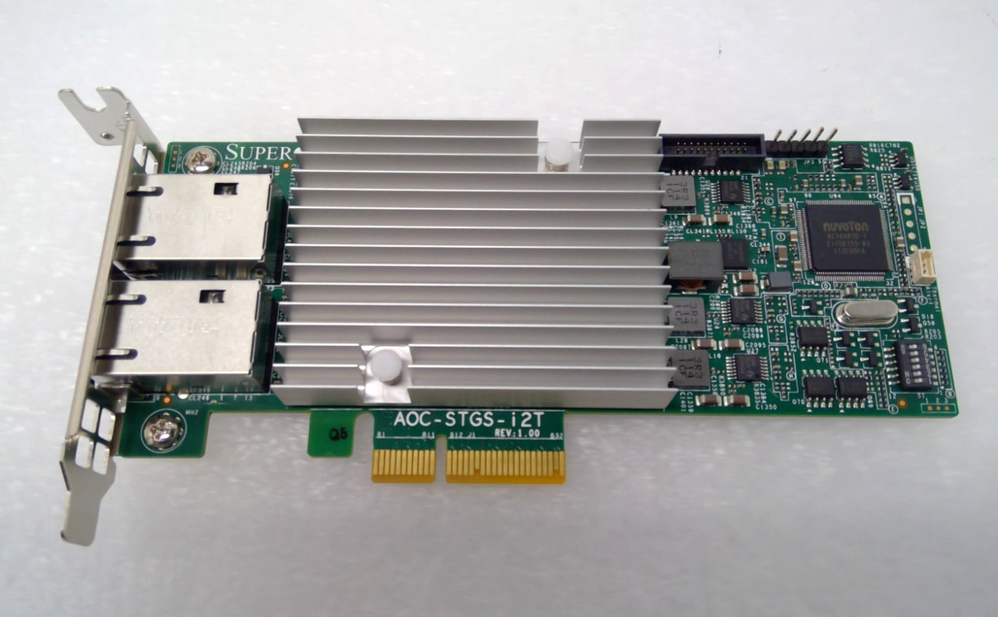 Supermicro AOC-STGS-i2T Dual Port 10G Ethernet Intel X550 10GBe Network LAN Card