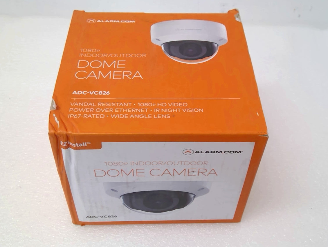Alarm.com 1080p Indoor/Outdoor Dome PoE Security Camera ADC-VC826