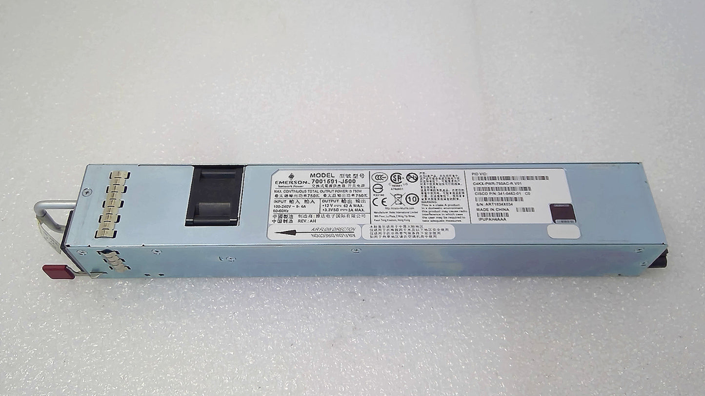 Cisco C4KX-PWR-750AC-R V01 750W Catalyst 4500-X Switch Power Supply *Read*