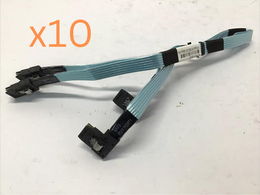 *Lot of 10* HPE 784621-001 SFF HDD Cage To Controller Mini-SAS Cable 747568-001