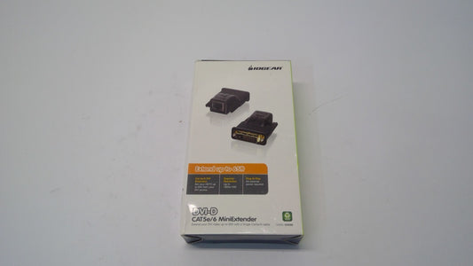 NEW. IOGEAR DVI-D CAT5e/6 MiniExtender GVE200 (1 Transmitter & 1 receiver)