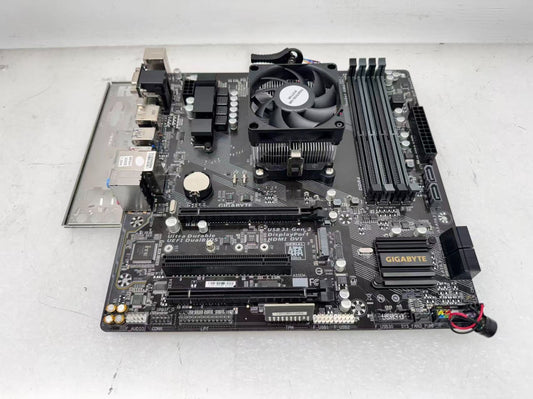 GIGABYTE GA-AB350M-D3H Motherboard Socket AM4 DDR4+AMD Athlon 200GE@3.2GHz