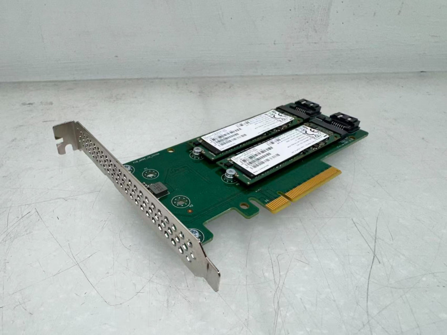 HPE SATA M.2 2x240GB Dual Drive PCIe Riser Card 759505-001 759238-001