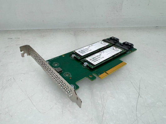 HPE SATA M.2 2x240GB Dual Drive PCIe Riser Card 759505-001 759238-001