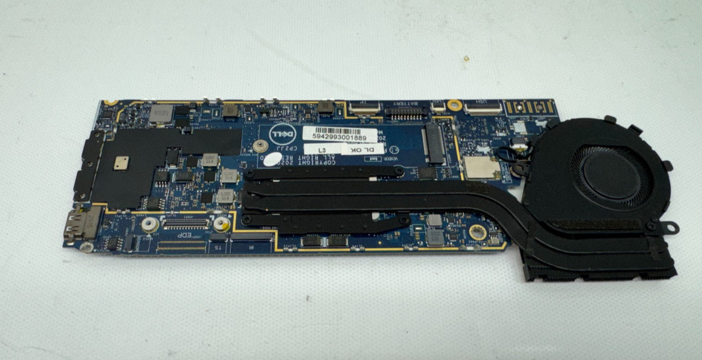 Dell Latitude 7410 Motherboard Intel i7-10610U@1.80GHz 16GB P/N LA-J261P