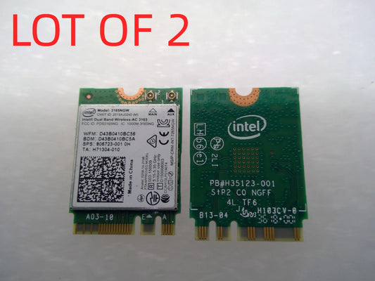 *X2* Intel 802.11AC+BT4.0 5GHz Wi-Fi 5 Mini NGFF WLAN Wireless-AC 3165NGW Card