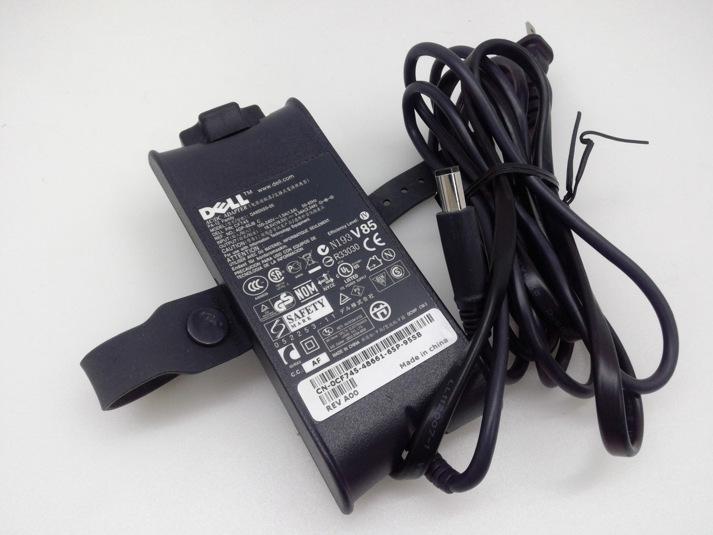Genuine 65W Dell AC Adapter Laptop Charger 19.5V 3.34A 7.4 x 5.0mm & Cord