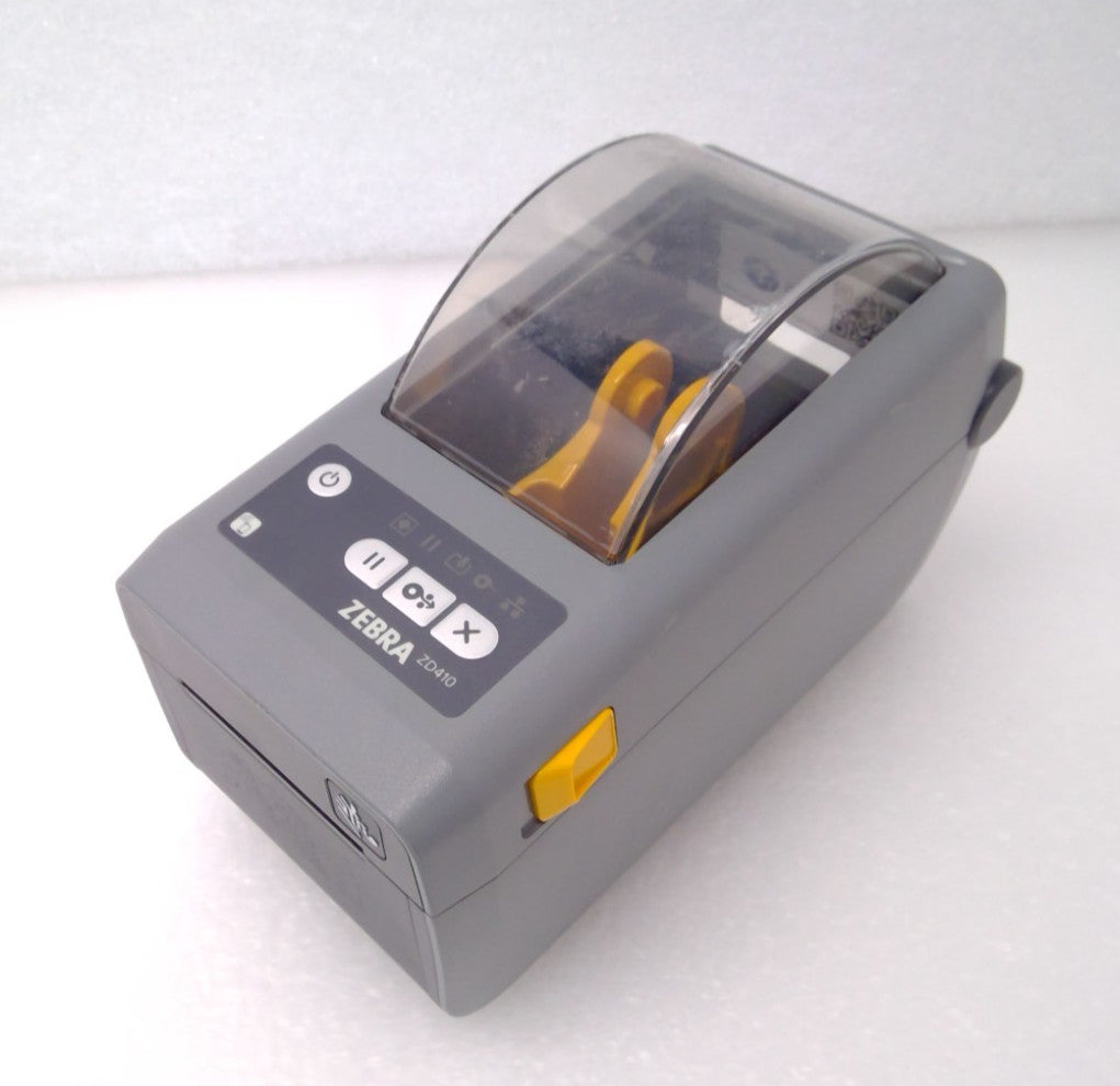 Zebra ZD410 Desktop Label Printer USB Ethernet BTLE 203dpi ZD41022-D01E00EZ Gray