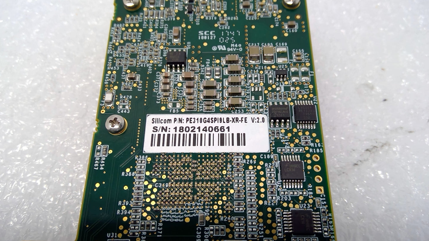 Silicom 10Gb 4-Port SFP+ Network Server Adapter Card PE310G4SPI9LB-XR-FE 82599ES