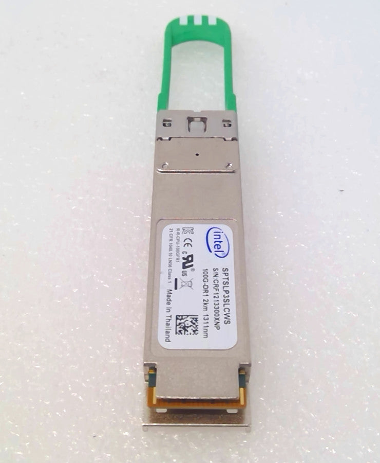 INTEL QSFP 100G DR1 SPTSLP3SLCWS 2KM 1311nm Fiber Optic Transceiver Module