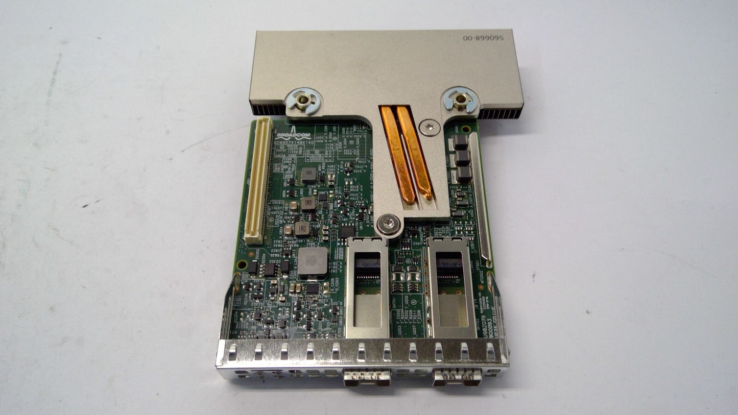 9XY73 Dell Broadcom 57414 Dual Port 25GB SFP28 Network Daughter Card 09XY73