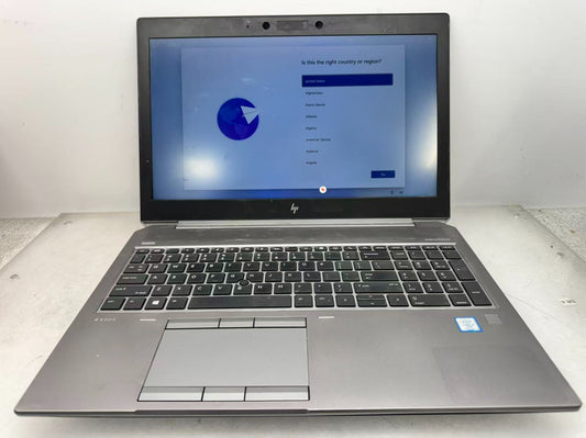 HP ZBook 15 G6 Intel i7-9850H@2.60Ghz 32GB RAM 256GB SSD T2000 Win 11 *READ*