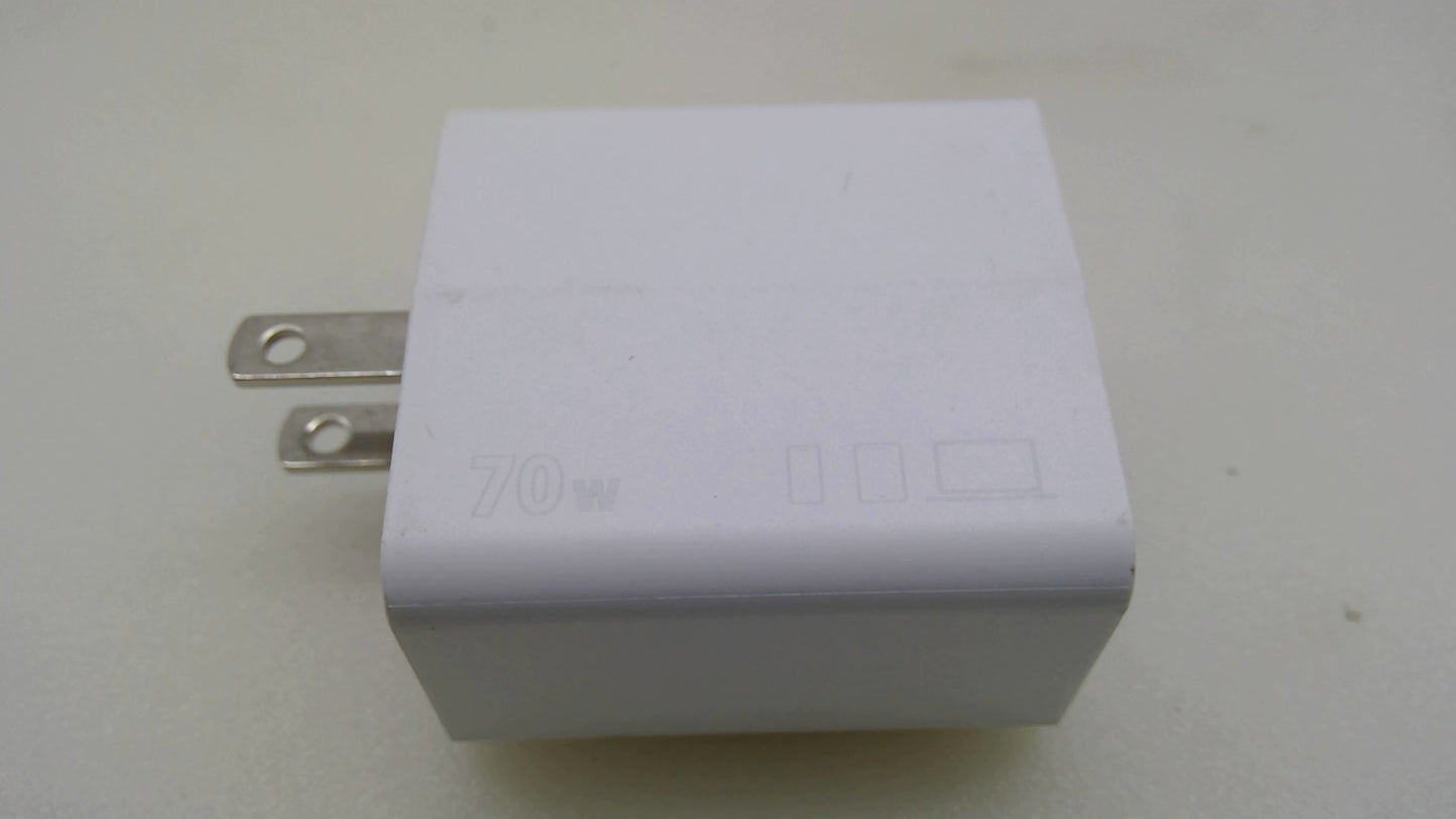Insignia 70W Dual Port USB-C GaN Wall Charger for MacBook Pro Air NS-PW370C2W25