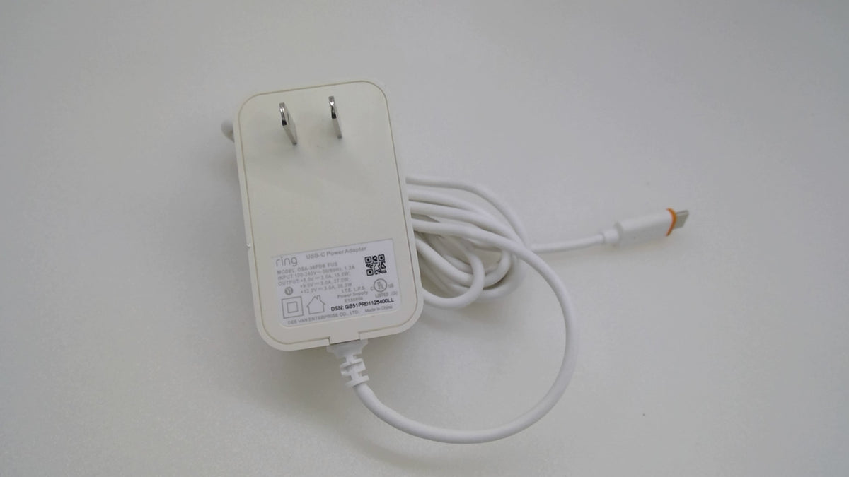 Genuine Ring DSA-36PDB FUS 36W USB-C Power Adapter for Ring Alarm Pro
