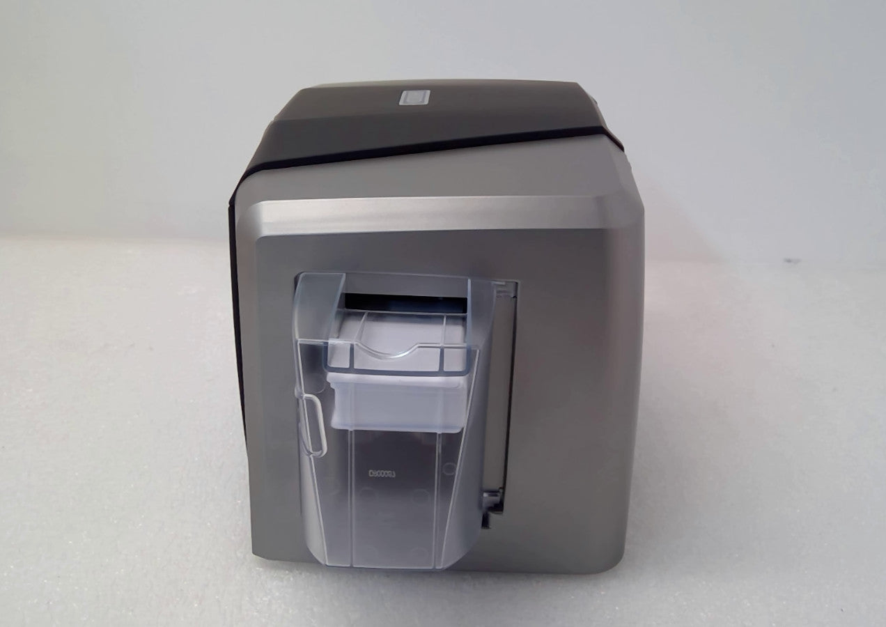 OPEN BOX  TESTED HID Fargo DTC1250e Single Sided Color ID Card Badge Printer USB