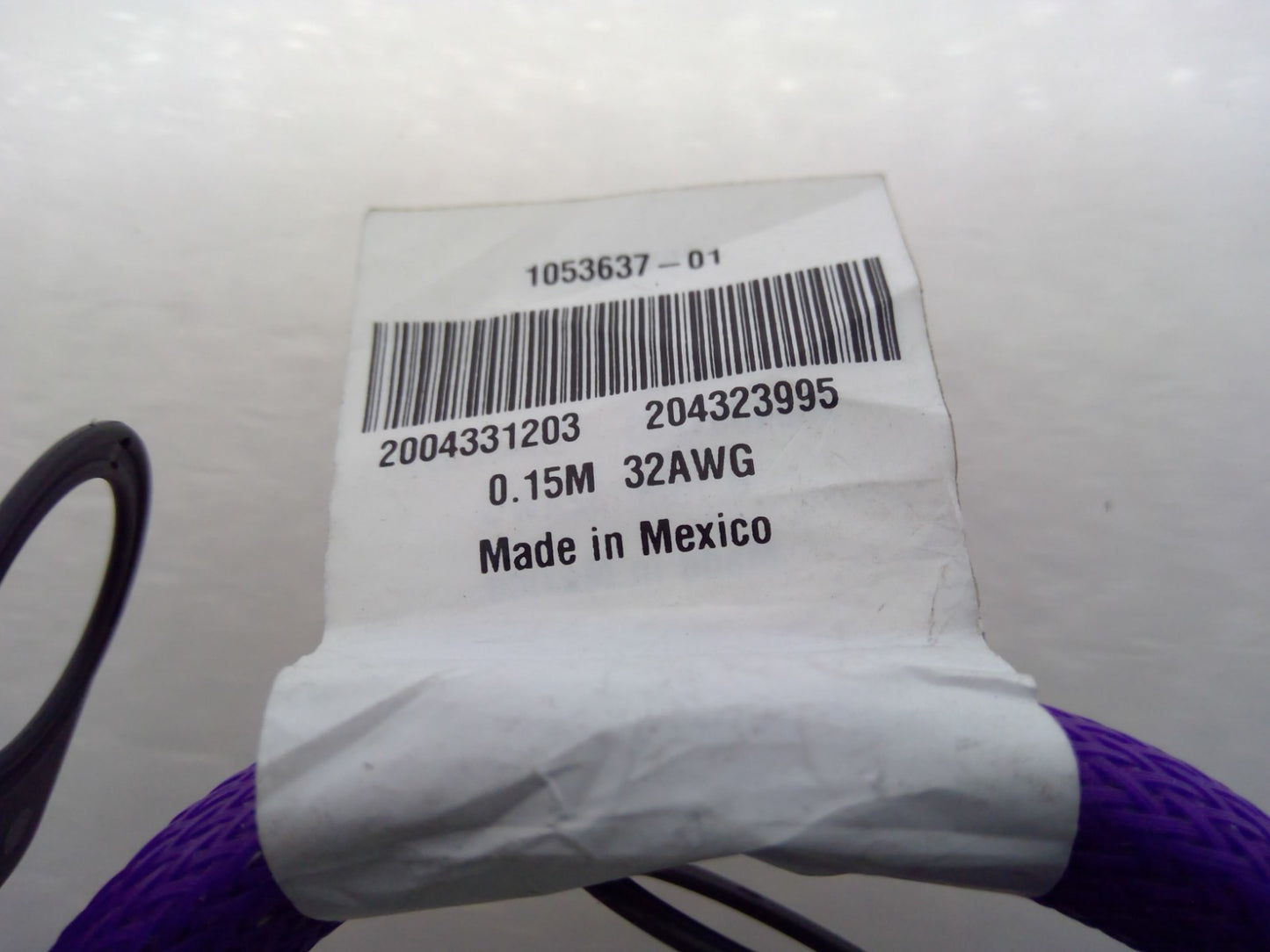 Molex 2004331203 NearStack PCIe Cable 1053637-01 0.15m 32AWG Purple Braided