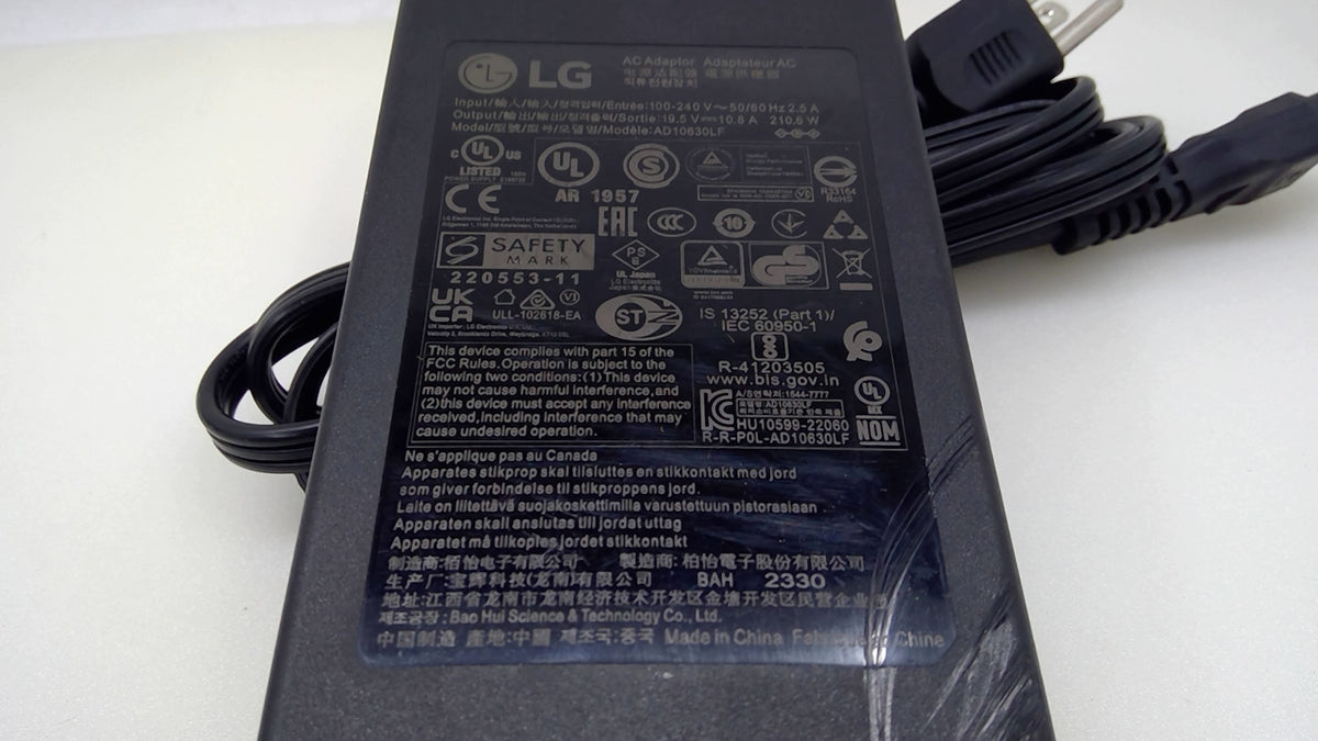 # Genuine LG AD10630LF 210.6W Monitor Power Adapter 19.5V 10.8A Bottom Scratch
