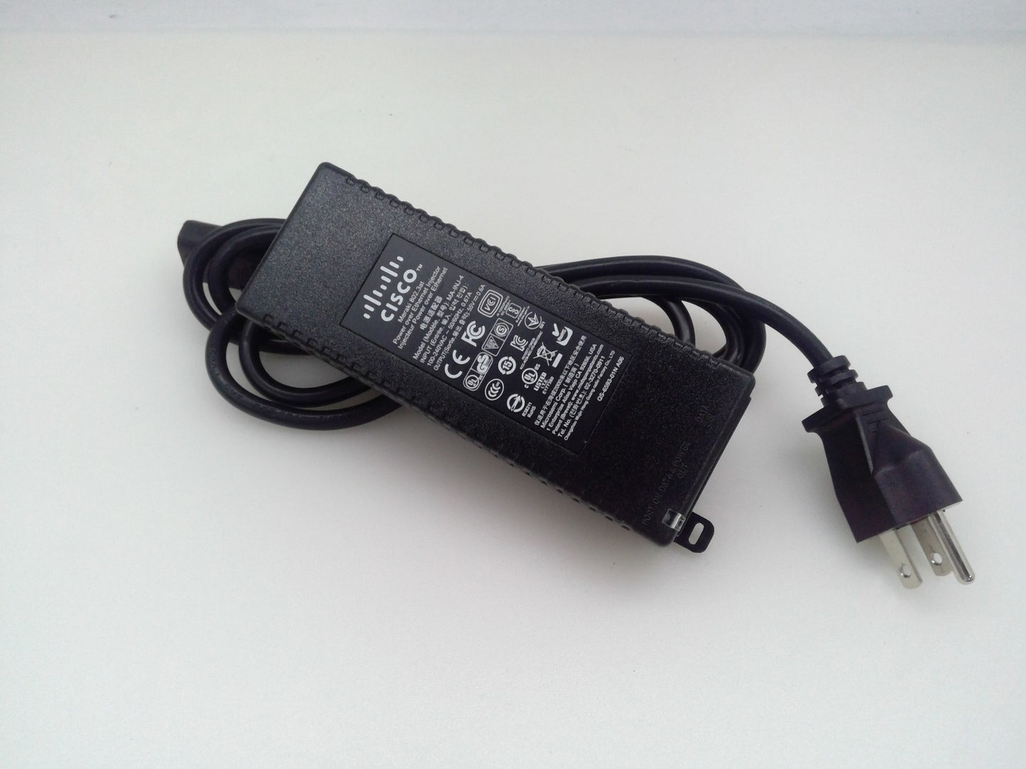 Original Cisco Meraki MA-INJ-4 Power Injector 802.3at PoE 55V 0.6A